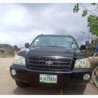 Toyota Highlander V6 AWD 2002 Black