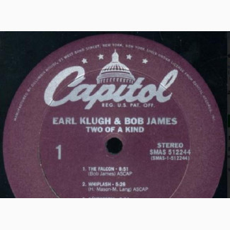 Earl Klugh and Bob James – Two of a Kind LP Records