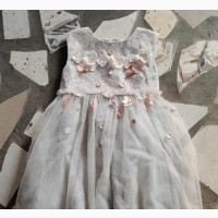 Flowery Detailed Toddler Dress