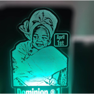 Birthday Photo Customized Bedside L | Acrylic LED Light