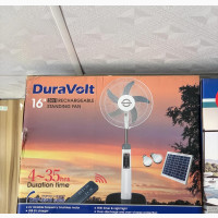 Duravolt Rechargeable Fan With Solar Panel
