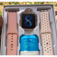 Series 8 Smartwatch With Two Straps and Airpods Pro