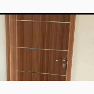 Super Quality HDF Door With Silver Chrome