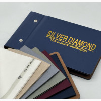 Silver Diamond Fabric - Italian Wool