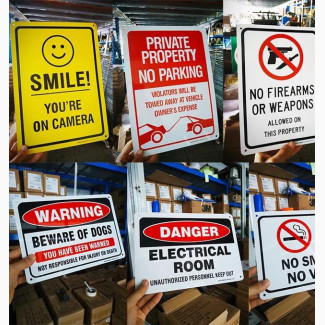 Safety Signage Stop