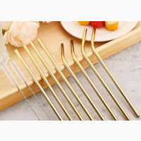 Metal Straws - Gold Color