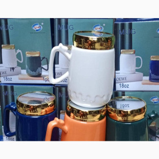 Mirror Lid Tea Mug