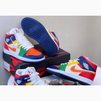 Nike Air Jordan 1 Low Mid SE Multi Colored Sneakers