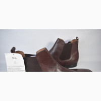 Elegant Luxury Find Mens Chelsea Coffee Brown Boots Size 47