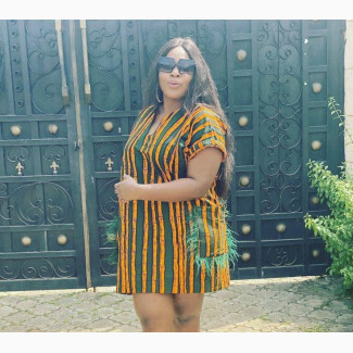 Ankara Short Gown - Ace Couture