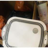 3in1 Collapsible Bowl/Tray Can Drain Water Out Easily