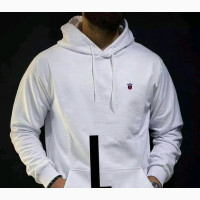 Louis Philippe Unisex Luxury Hoodie - Brand New - White - L