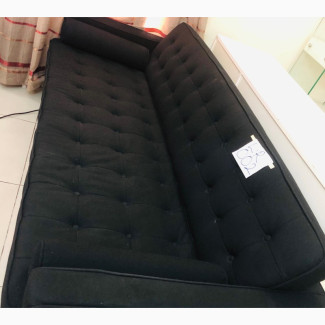 Living Room Black Settee