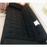 Living Room Black Settee
