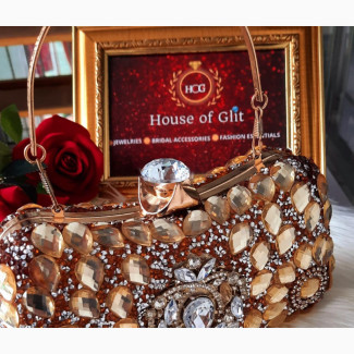 SALES! Gold Clutch Purse