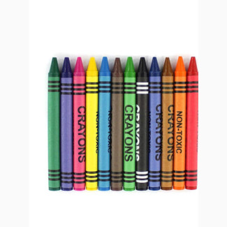 Wax Crayon - 12 Sticks