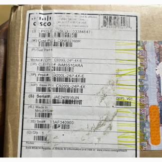 Cisco C9200l-24p-4x-E Switch