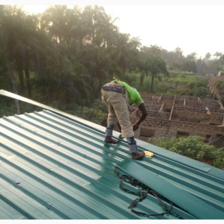 Aluminium Long Span Beige Color 0.45mm