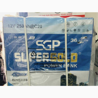 Super Gold 250ah Tubular Battery