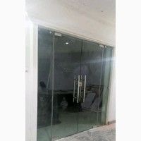 Tempered Glass Entrance Swing Door