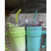 Quality Cup with Transparent Cover and Straw