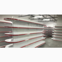 7ft Oval Supermarket Shelves