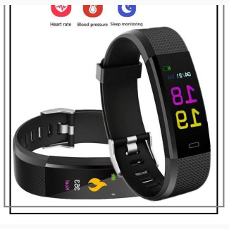 New Smart Bracelet Fitness Band Smart Watch (Black)