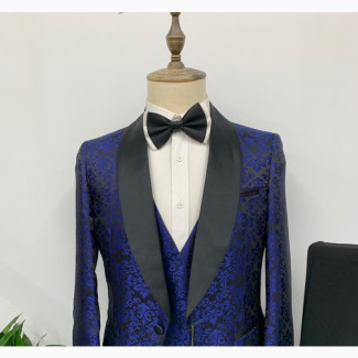 Classy Mens Suits Slim Fit 3 Piece Formal Occasion Tuxedo Jacket Pants Vest Set