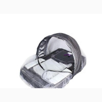 Patterned Convenient Baby Bed With Net