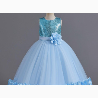 Sky Blue Ceremonial Ball Gown - Brand New