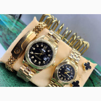 2 in 1 Couple Wristwatch Set