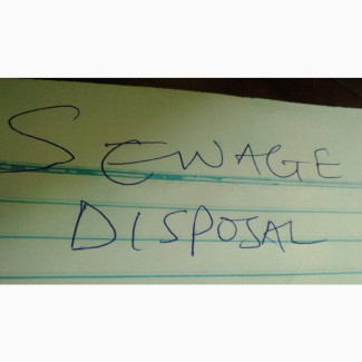 Nice Sewage Disposal