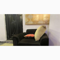 6 Seater Living Room Leather Sofa Chair - Home Interiors