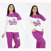 Girl Hooded Tracksuit Set
