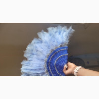 Double Faced Beaded Fan