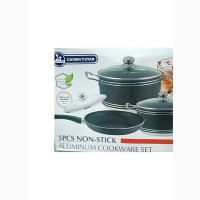 Master Chef Non Stick Pots - 5pcs