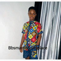 Ankara on Denim Kids Ready to Wear