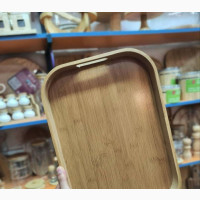 Rectangle Single Bamboo Tray