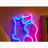 Cat LED Neon Sign USB Powered Wall Art Decor