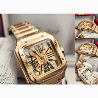Cateir Men#039;s Transparent Automatic Watch