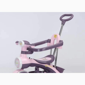 Children Tricycle with Safety Guard and Pusher - Brand New