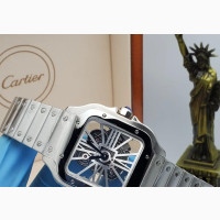 Original Santos DE Cartier Wristwatch Chain Strap for Men#039;s