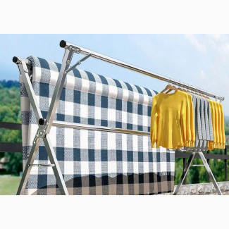 Foldable Aluminum Cloth Dryer Hanger (6 Feet)