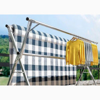 Foldable Aluminum Cloth Dryer Hanger (6 Feet)