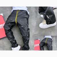 High Quality Luxury Leather Pant Trousers