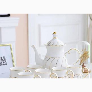 Tea Pot With 6pcs of Cups
