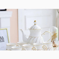 Tea Pot With 6pcs of Cups