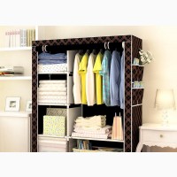 2 Column Mobile Steel Wardrobe - Home Interiors