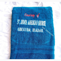 Blue Customized Towel - Brand New, Unisex