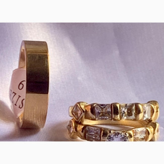 Beautiful Titanium Ring Set